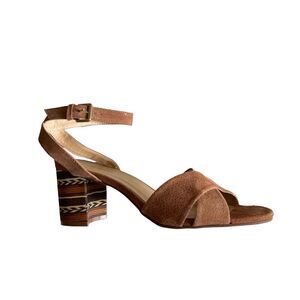 Boho Klub Nico Block Heel Strap Sandals‎ Shoe 8